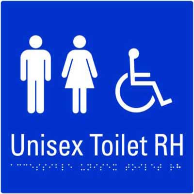 Unisex Accessible Toilet RH