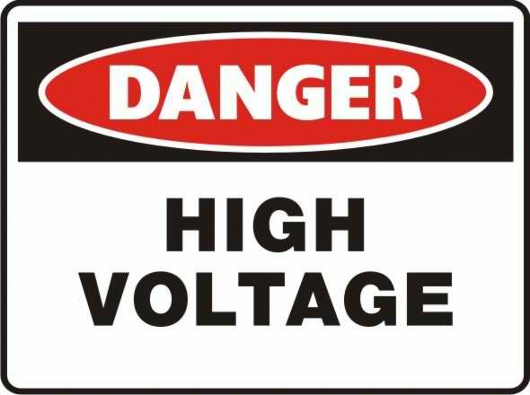 Danger High Voltage Sign