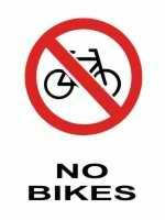 No Bikes